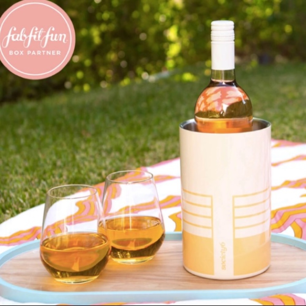 New Society6 fabfitfun wine or drink chiller